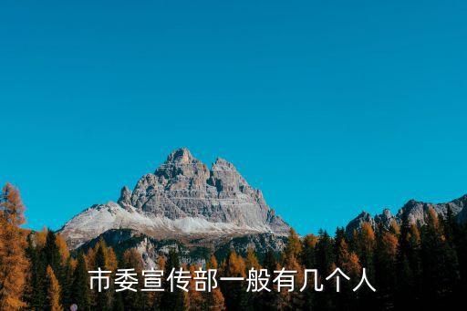 市委宣傳部一般有幾個人