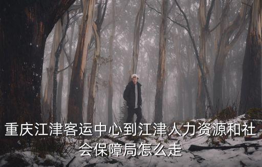 重慶江津客運中心到江津人力資源和社會保障局怎么走
