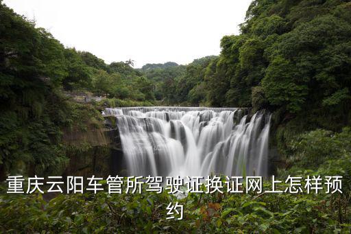 重慶云陽車管所駕駛證換證網上怎樣預約