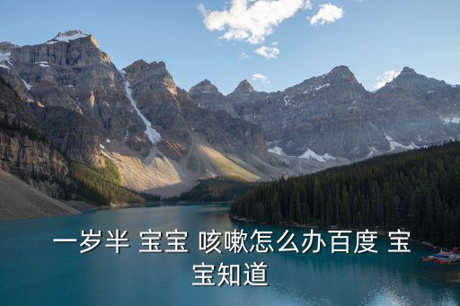  一歲半 寶寶 咳嗽怎么辦百度 寶寶知道