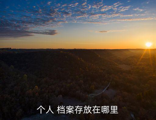 個人 檔案存放在哪里