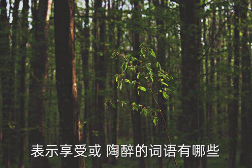 形容陶醉的成語,self陶醉成語:醉如夢鄉