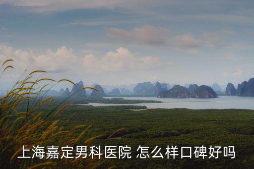 上海嘉定男科醫院 怎么樣口碑好嗎