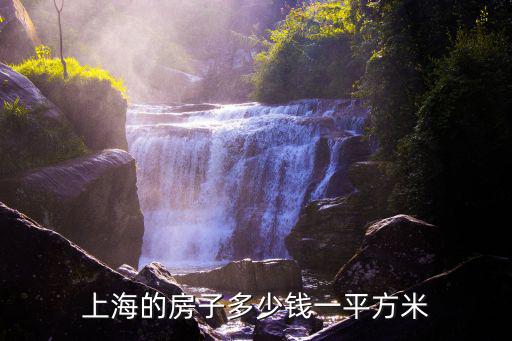 上海的房子多少錢一平方米