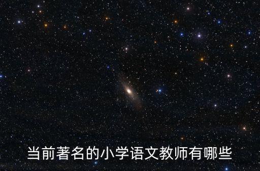 上海市北語文老師，當前著名的小學語文教師有哪些