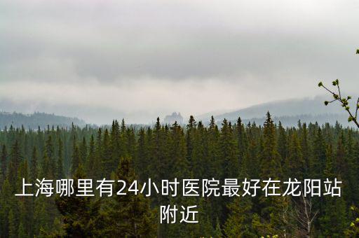 上海哪里有24小時醫(yī)院最好在龍陽站附近