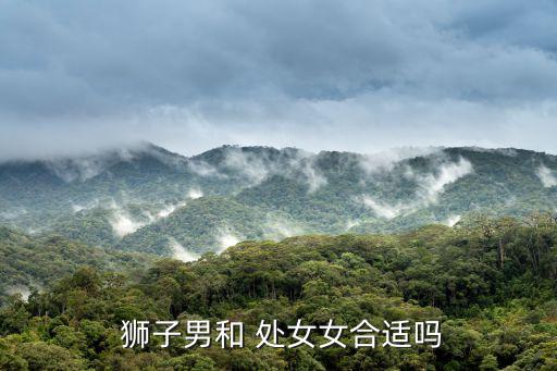  獅子男和 處女女合適嗎