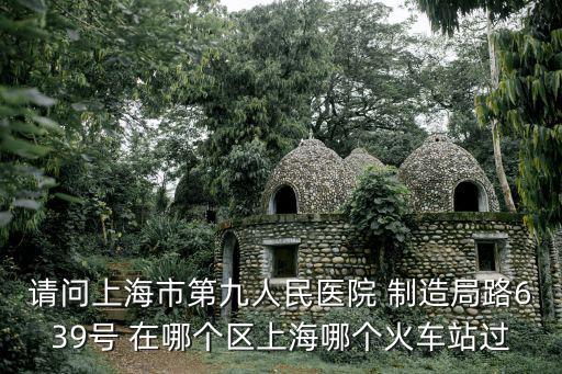 請問上海市第九人民醫院 制造局路639號 在哪個區上海哪個火車站過