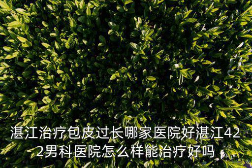 雷州市人民醫院有男科嗎，湛江治療包皮過長哪家醫院好湛江422男科醫院怎么樣能治療好嗎