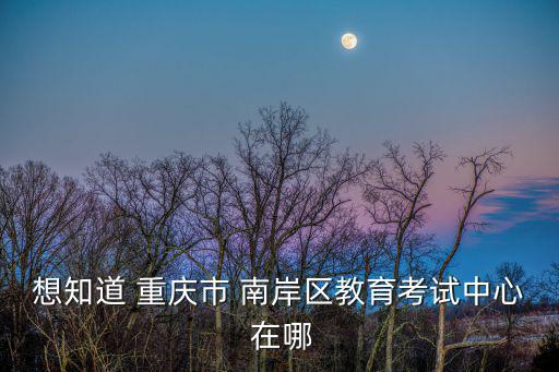 重慶市南岸區(qū)考點公告，急問急問 南岸區(qū)中考的考點有哪些 急問急問有知道的萬分感謝