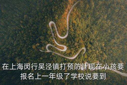 在上海閔行吳涇鎮(zhèn)打預(yù)防針現(xiàn)在小孩要報(bào)名上一年級(jí)了學(xué)校說要到