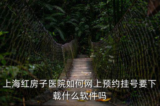 上海紅房子醫院如何網上預約掛號要下載什么軟件嗎