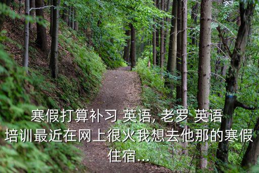 寒假打算補習 英語, 老羅 英語 培訓最近在網上很火我想去他那的寒假住宿...