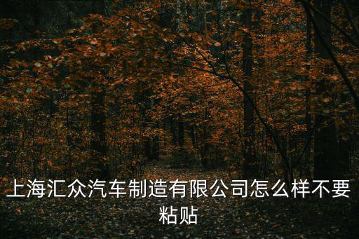 上海市匯眾汽車制造有限公司，上海匯眾車怎么樣