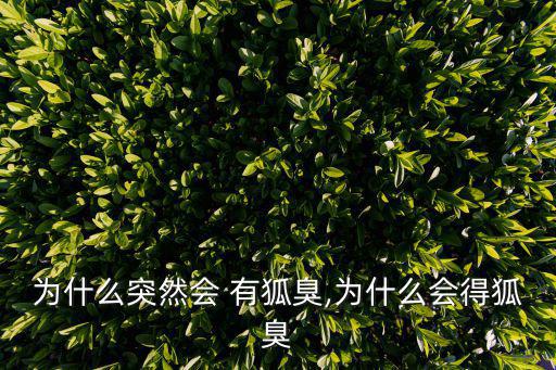 為什么有狐臭,研究:多數狐臭患者有家族史或遺傳給下一代
