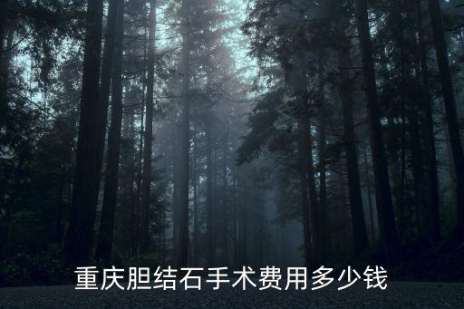 重慶膽結(jié)石手術(shù)費(fèi)用多少錢(qián)