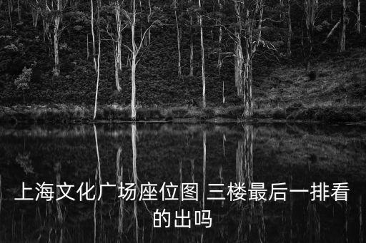 上海文化廣場座位圖 三樓最后一排看的出嗎