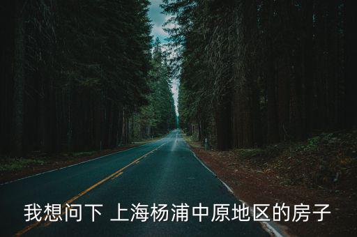 我想問下 上海楊浦中原地區(qū)的房子