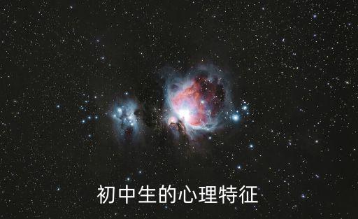 初中生的心理特征