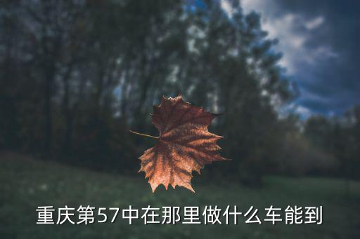 重慶第57中在那里做什么車能到
