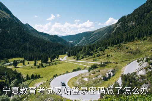 寧夏教育考試網(wǎng)站登錄密碼忘了怎么辦