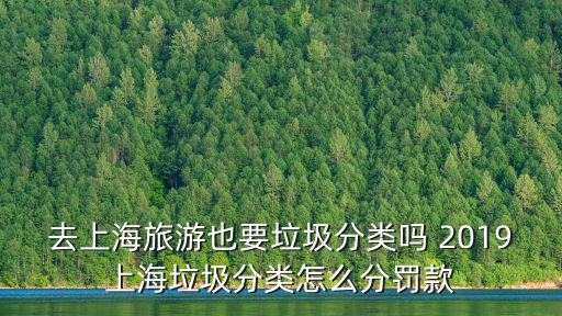 去上海旅游也要垃圾分類嗎 2019上海垃圾分類怎么分罰款