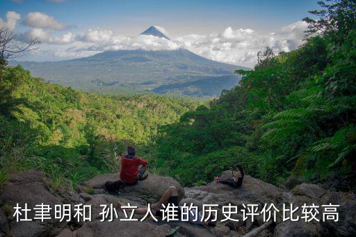 杜聿明和 孫立人誰的歷史評價比較高