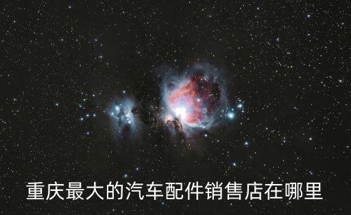 重慶最大的汽車配件銷售店在哪里