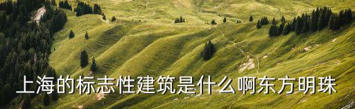 上海的標志性建筑是什么啊東方明珠