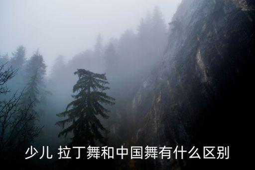 少兒 拉丁舞和中國舞有什么區別