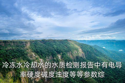 冷凍水冷卻水的水質檢測報告中有電導率硬度堿度濁度等等參數綜