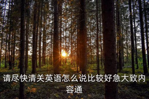 盡快的英文，盡快回信的英文是什么
