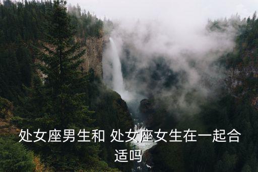  處女座男生和 處女座女生在一起合適嗎
