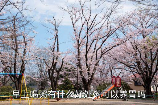 早上喝粥有什么好處粥可以養胃嗎
