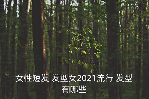 發型女,時尚短發發型女2021流行發型