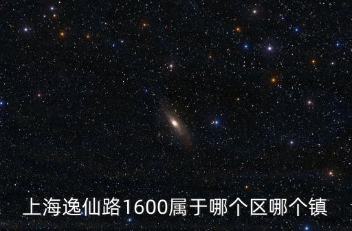 上海逸仙路1600屬于哪個區哪個鎮