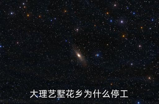 大理藝墅花鄉(xiāng)為什么停工