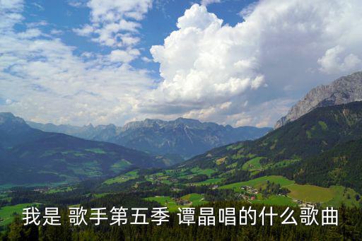 我是 歌手第五季 譚晶唱的什么歌曲