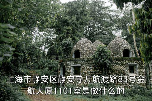 上海市靜安區(qū)靜安寺萬(wàn)航渡路83號(hào)金航大廈1101室是做什么的