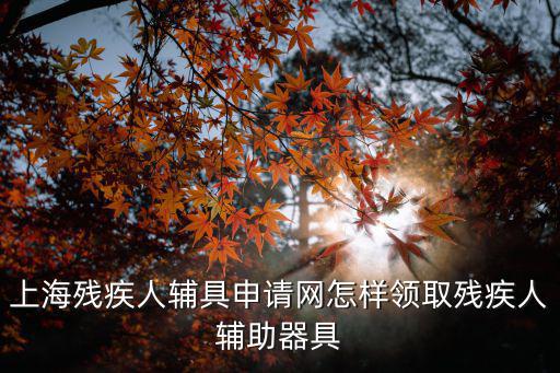 上海市殘疾人輔具器服務(wù)網(wǎng)，上海殘疾人輔具申請(qǐng)網(wǎng)怎樣領(lǐng)取殘疾人輔助器具