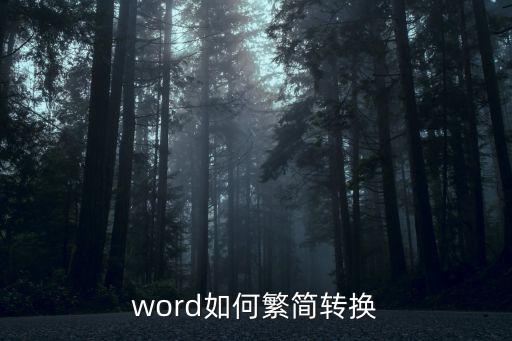 簡繁轉化,如何將繁體字轉換為簡體字?