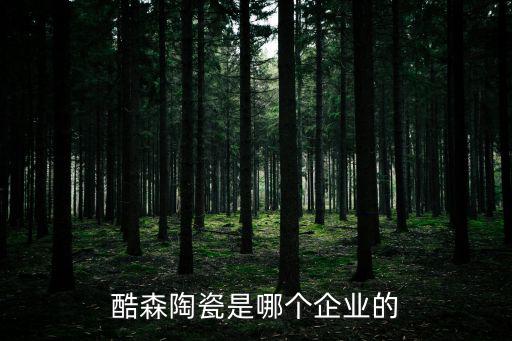 重慶市鑫黔隆建材有限，酷森陶瓷是哪個企業的