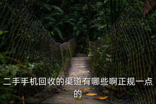 二手手機回收的渠道有哪些啊正規一點的