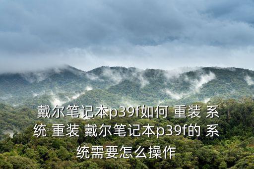 戴爾怎么重裝系統,戴爾筆記本如何使用u盤重裝系統?