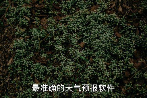 最準確的天氣預報軟件