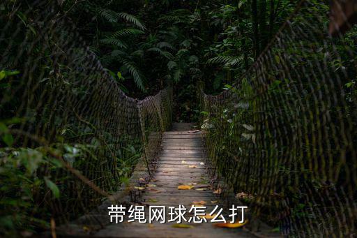 帶繩網球怎么打