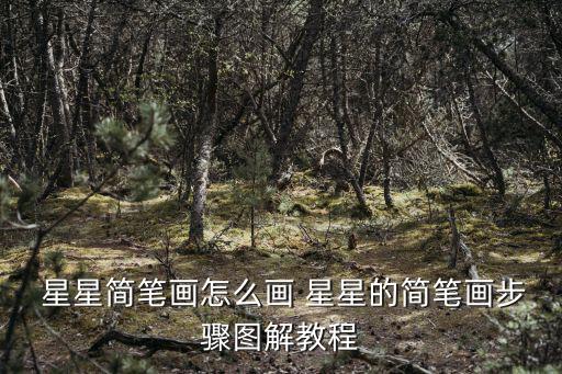 星星怎么畫,星星簡筆畫步驟圖解教程