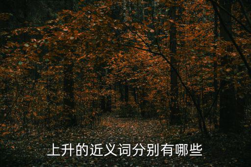 提升的同義詞，增長的近義詞