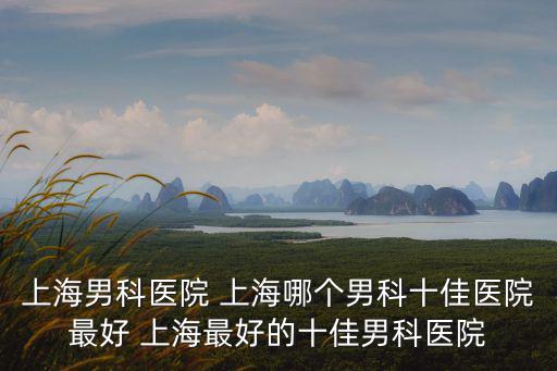 上海排名十大男科醫院，上海男科醫院排名