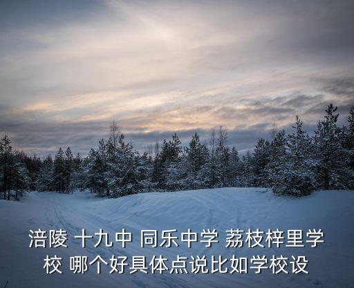 重慶市涪陵區(qū)梓里中學(xué)，重慶涪陵的梓里在哪兒